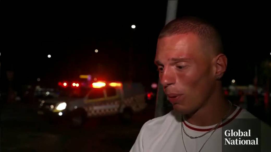 Click to play video: 'Police praise brave actions of bystander following Bondi Beach terror attack'