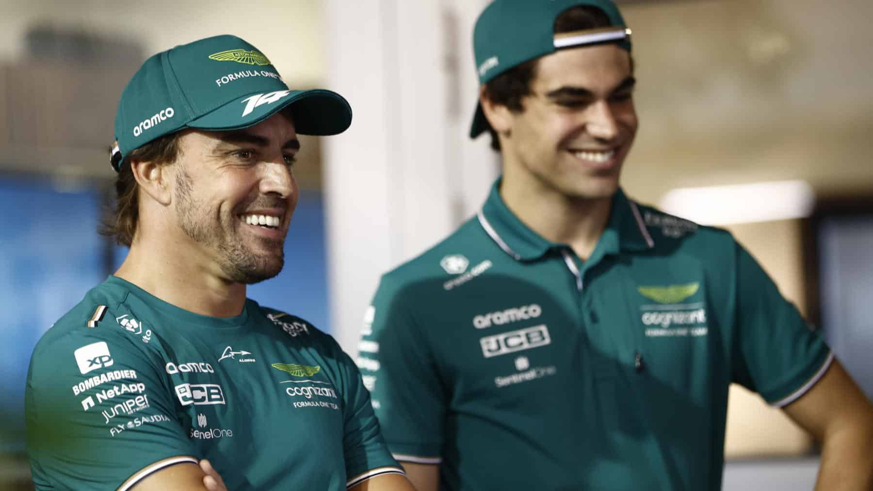 Fernando Alonso and Lance Stroll