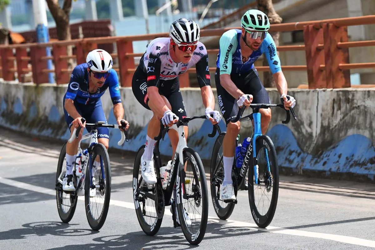 Julius Johansen of Denmark and UAE Team Emirates - XRG at the Tour of Guangxi 2025.