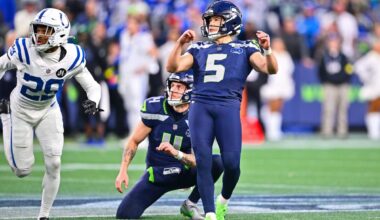 Seahawks takeaways: Jason Myers’ record-breaking day spoils Philip Rivers’ return