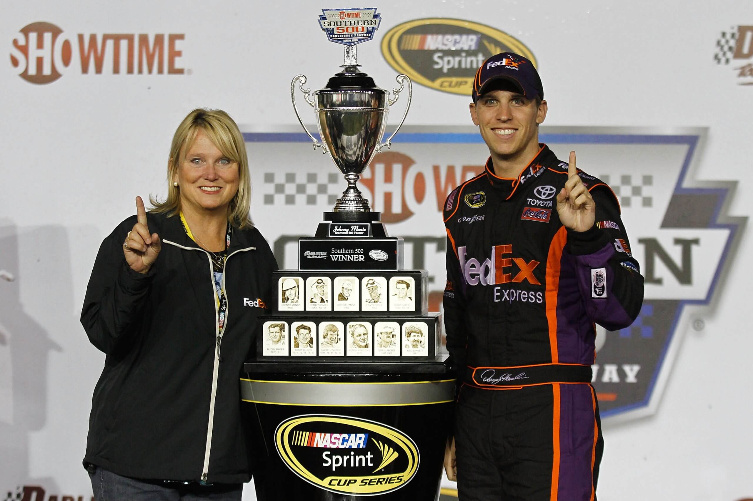 Mary Lou Hamlin and Denny Hamlin