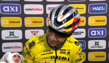 'You could say Mathieu van der Poel is his real love' – Van Aert’s wife