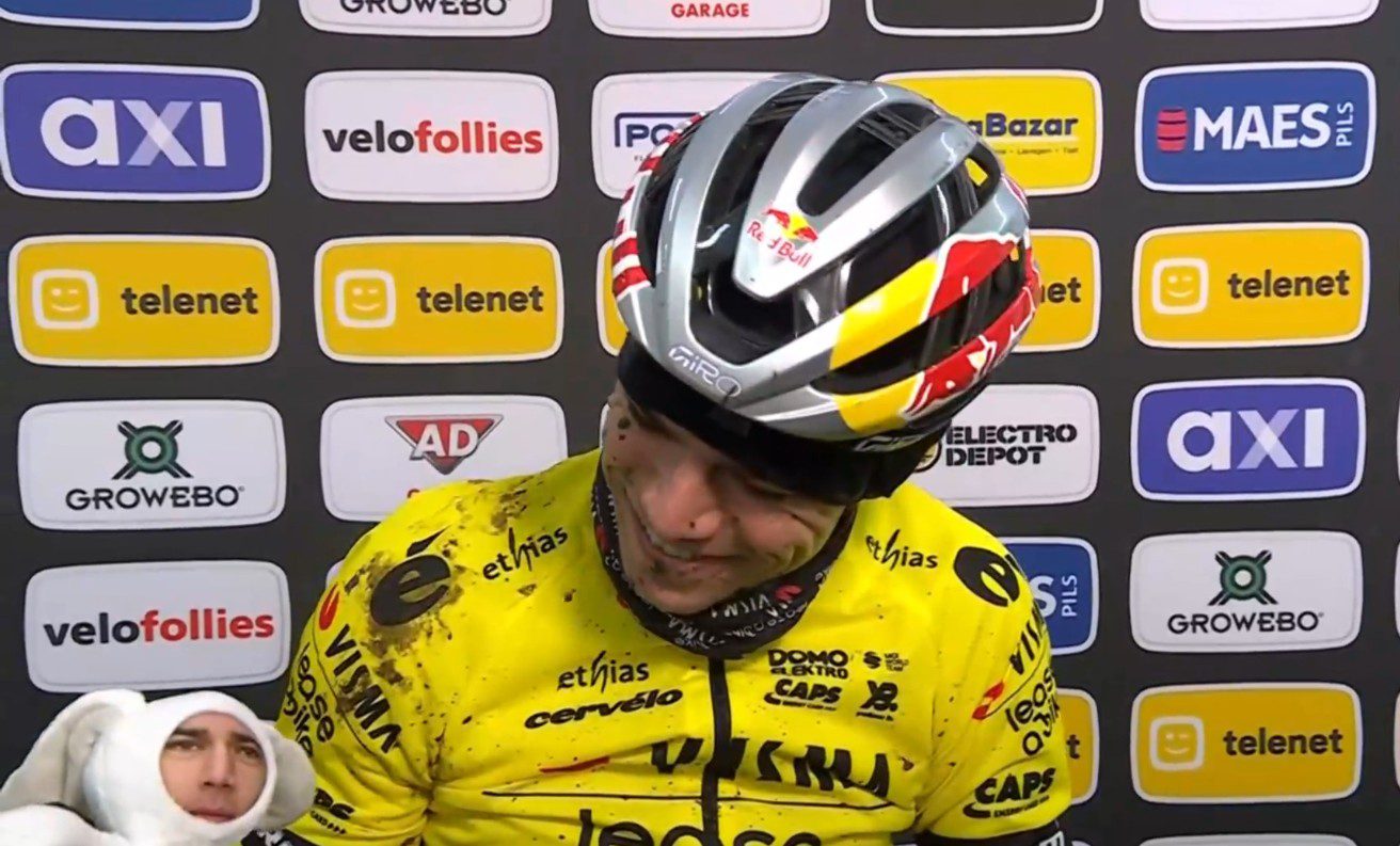 'You could say Mathieu van der Poel is his real love' – Van Aert’s wife