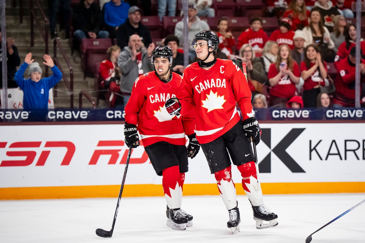 Martone sets the tone for Canada at world junior tournament