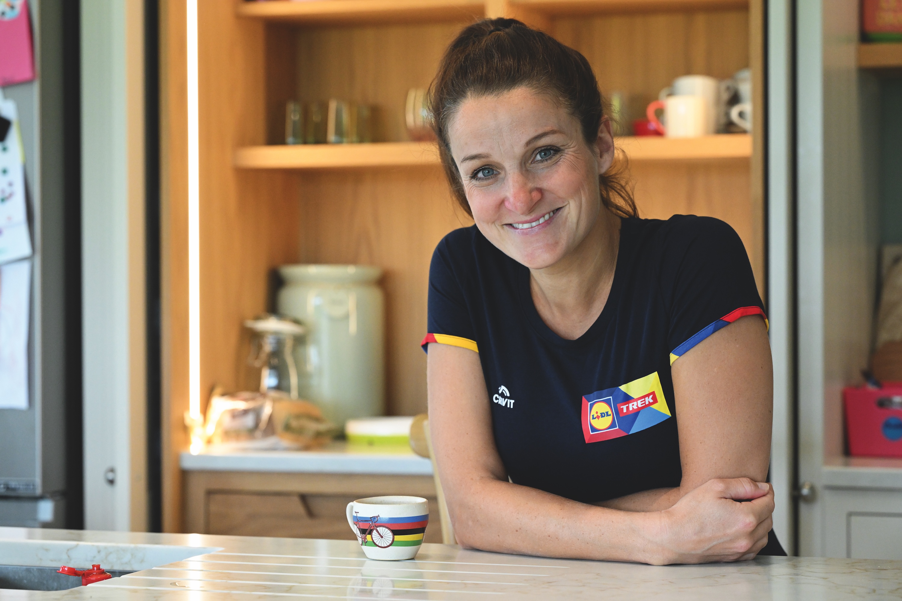 Lizzie Deignan at home