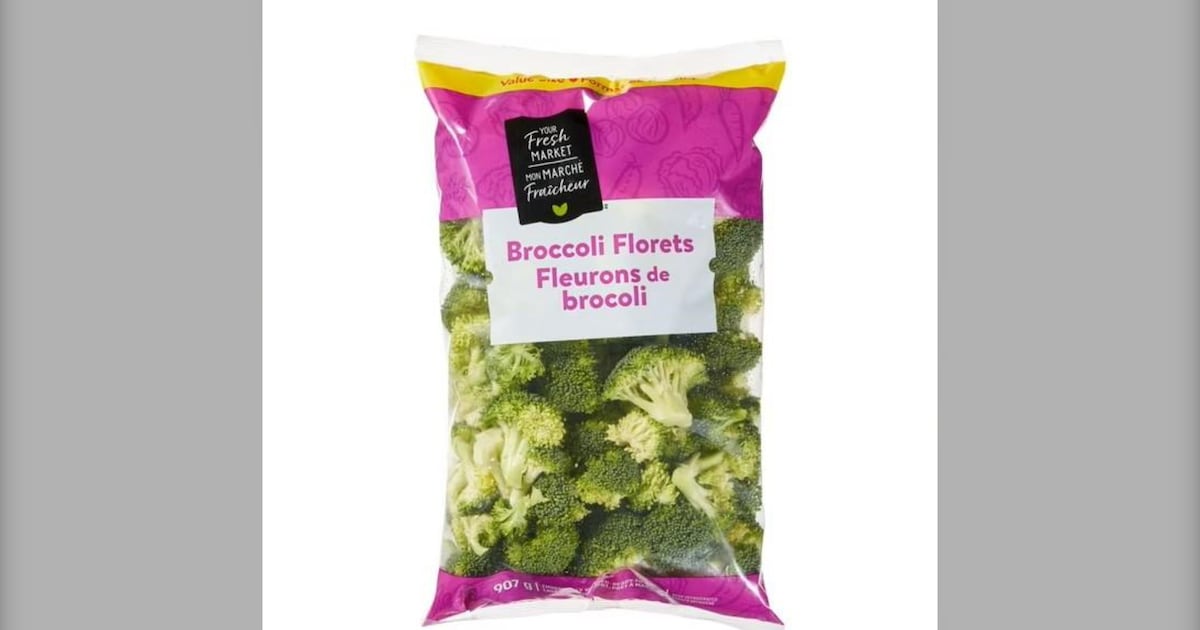 Broccoli florets recalled in six provinces over salmonella risk - CTV News