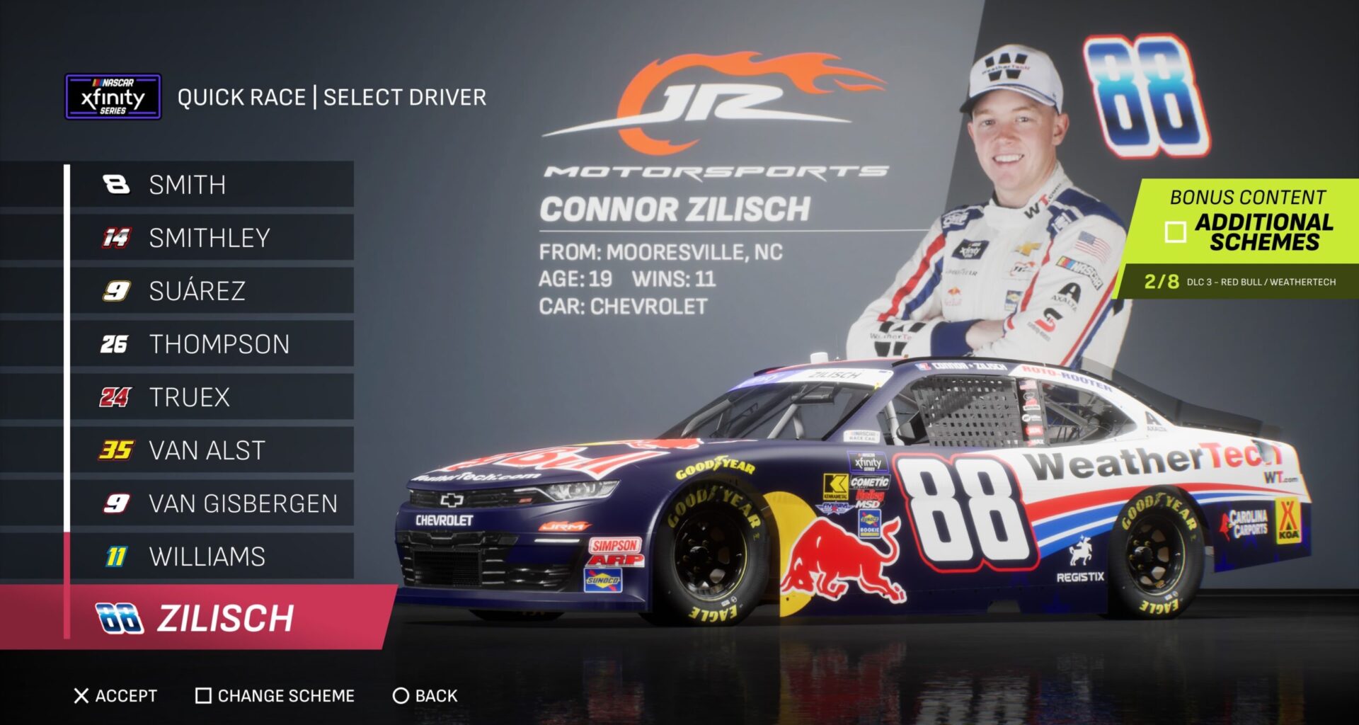 Every Paint Scheme in NASCAR 25’s December DLC Pack