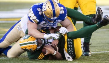 Blue Bombers veteran Jake Thomas trades cleats for clipboard in new coaching role - CTV News