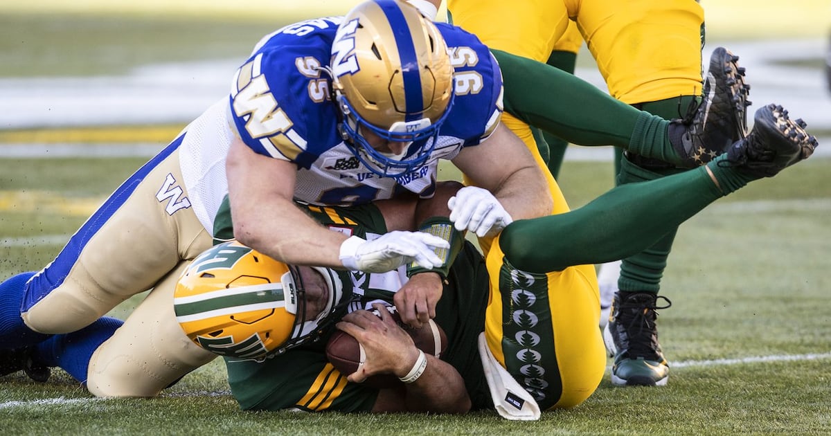 Blue Bombers veteran Jake Thomas trades cleats for clipboard in new coaching role - CTV News