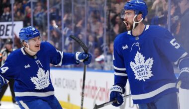 Joseph Woll nets shutout as injury-riddled Toronto Maple Leafs burn New Jersey Devils