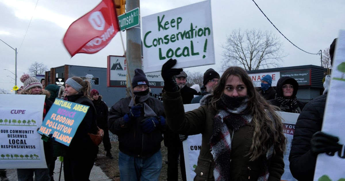 ‘Keep conservation local’: Windsor rally calls on province to reverse conservation authority restructuring - CTV News