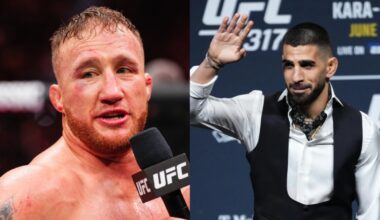 Justin Gaethje and Ilia Topuria