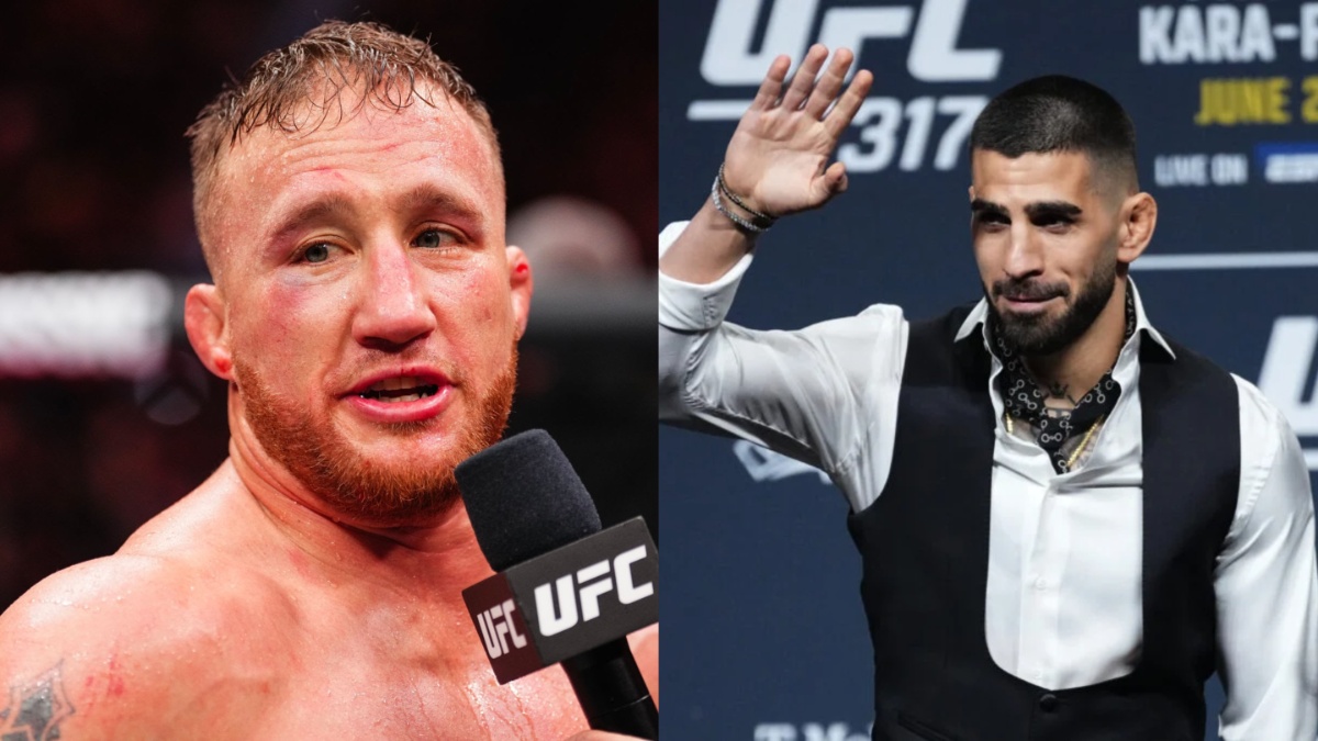 Justin Gaethje and Ilia Topuria