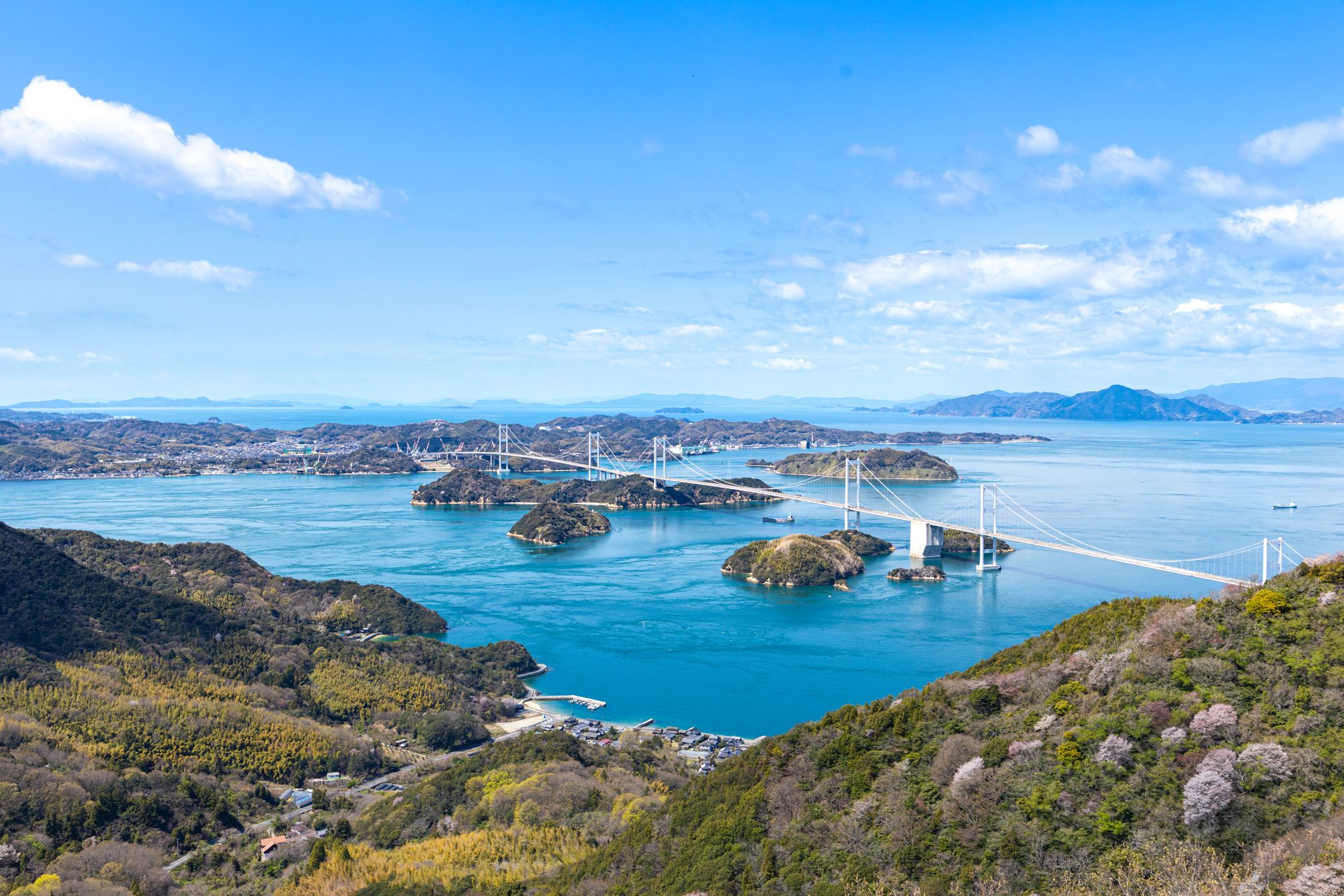 Kurushima Kaiyo Bridge – one of the six that connect the islands on the Shimanami Kaidō route