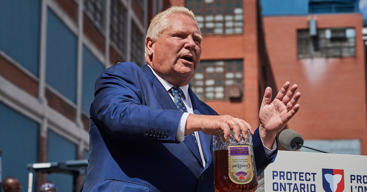 Ford threatens to pull Diageo products from LCBO shelves again