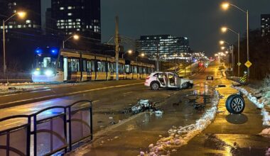 1 in hosital following North York collision