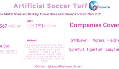 Artificial Soccer Turf Market Size, Trends, Growth: Global