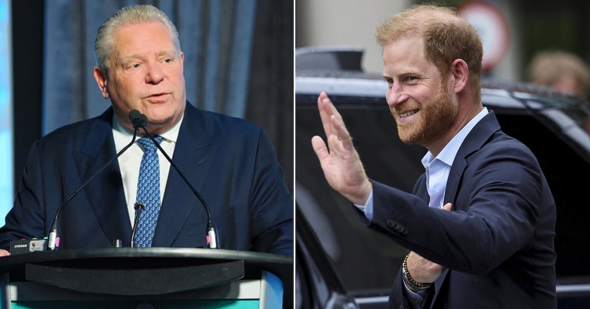 Prince Harry met with Doug Ford, premier confirms