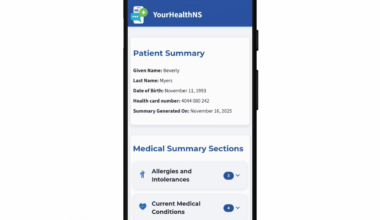 Patient Summary Now Available in YourHealthNS