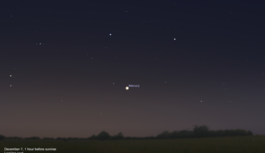 Mercury reaches greatest western elongation 