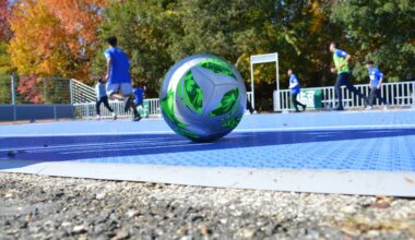 The U.S. Soccer Foundation has committed $2 million to install soccer mini-fields like this one at Swenson Arts and Technology High School in Northeast Philly ahead of the 2026 FIFA World Cup.