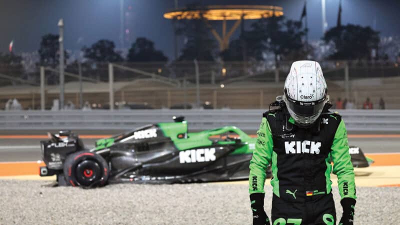 Nico Hülkenberg, out at Losail