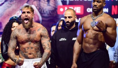 Jake Paul vs Anthony Joshua live updates: Netflix boxing fight card latest, ring walk times and predictions