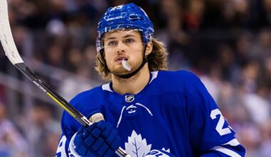 Toronto Maple Leafs William Nylander exits vs. Ottawa Senators with lower-body injury