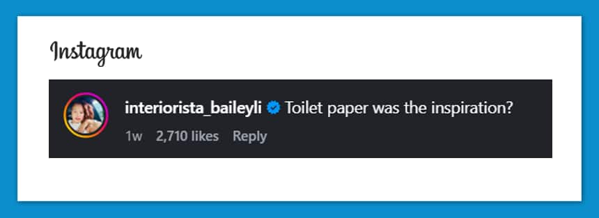 interiorista_baileyli: Toilet paper was the inspiration?