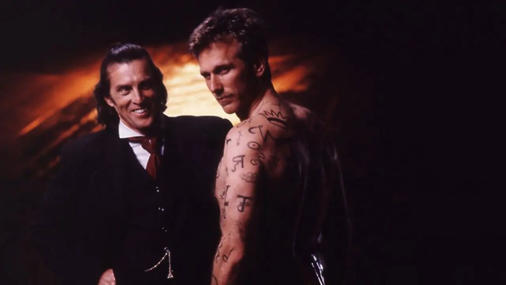 Peter Horton and John Glover in Brimstone
