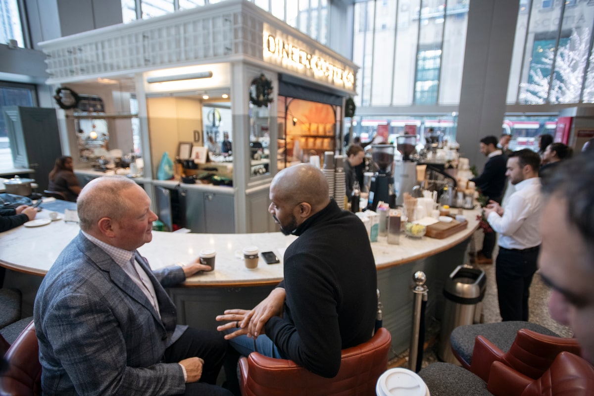 This unassuming café is the real centre of Bay Street power