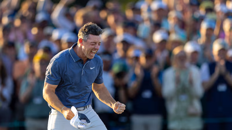 Masters champion Rory McIlroy. Photograph: Kieran Cleeves/Augusta National/Getty