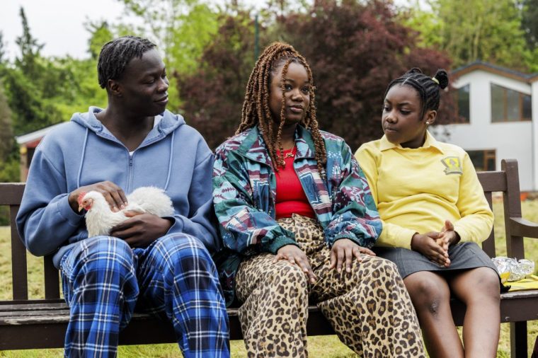 TITLE:Just Act Normal,EP NUMBER:1,TX DATE:,TX WEEK:15,EMBARGOED UNTIL:08-04-2025 00:01:00,PEOPLE:Tionne (AKINS SUBAIR);Tiana (CHEN?E TAYLOR);Tanika (KAYDRAH WALKER-WILKIE),DESCRIPTION:,COPYRIGHT:The Forge,CREDIT LINE:BBC/The Forge/Ben Gregory-Ring Just Act Normal TV still BBC