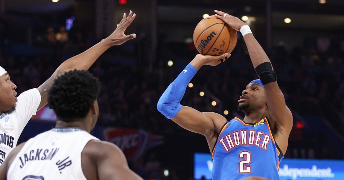 Shai Gilgeous-Alexander scores 31, Oklahoma City Thunder rebound from two losses in three games to beat Memphis Grizzlies