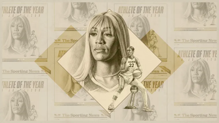A'ja Wilson is The Sporting News 2025 Female Athlete of the Year image