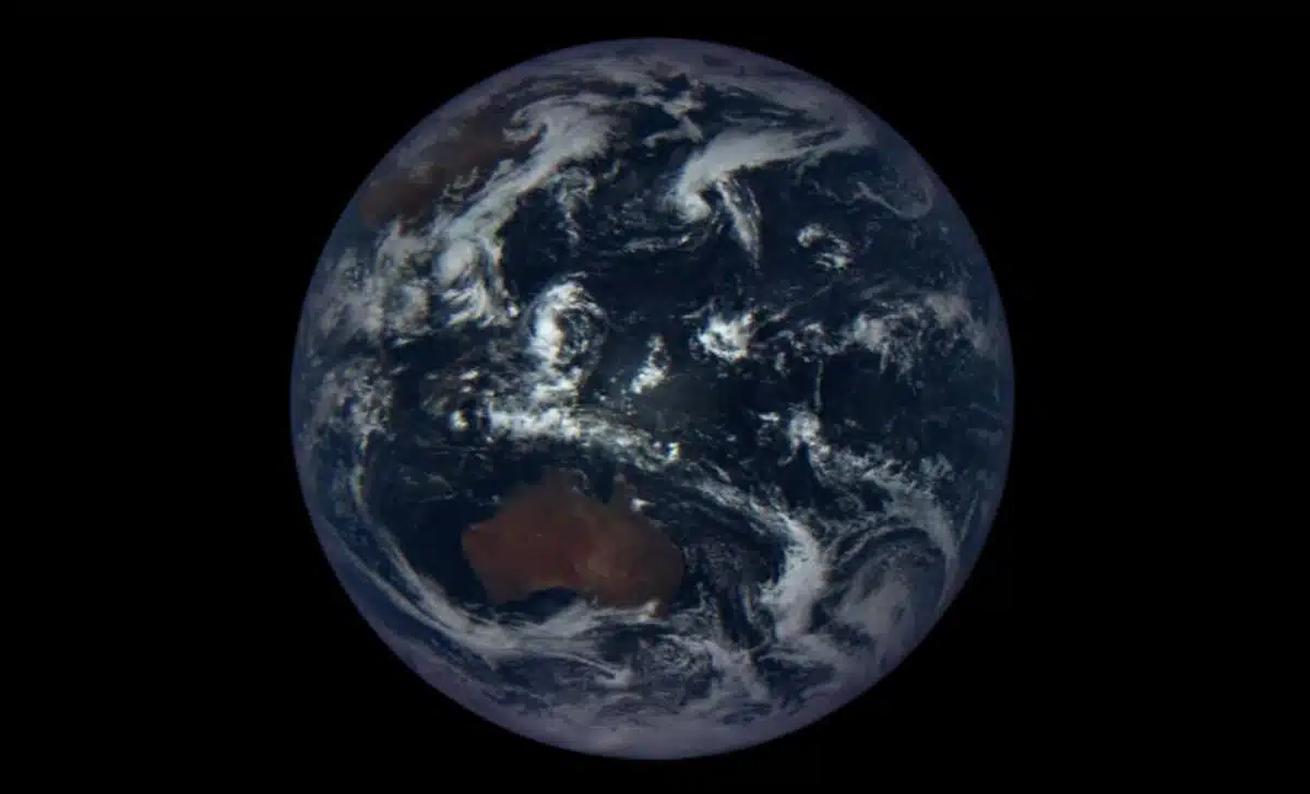 This View Of Earth Was Captured Approximately Nine Hours After Osiris Apex's Closest Approach To The Planet.