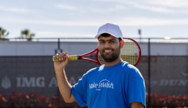 Critically-ill tennis player trains at IMG academy in Bradenton