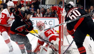 Gostisbehere, Svechnikov post three-point games as Hurricanes beat Red Wings to end three-game skid