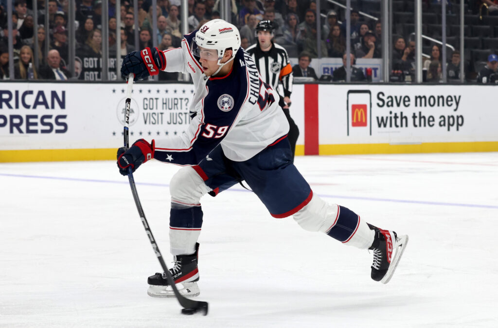 Penguins To Acquire Yegor Chinakhov From Blue Jackets