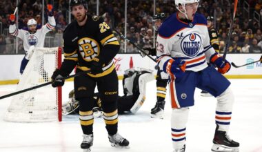 Quinn Hutson’s first NHL goal lifts Oilers over Bruins: Recap, Reaction and Highlights