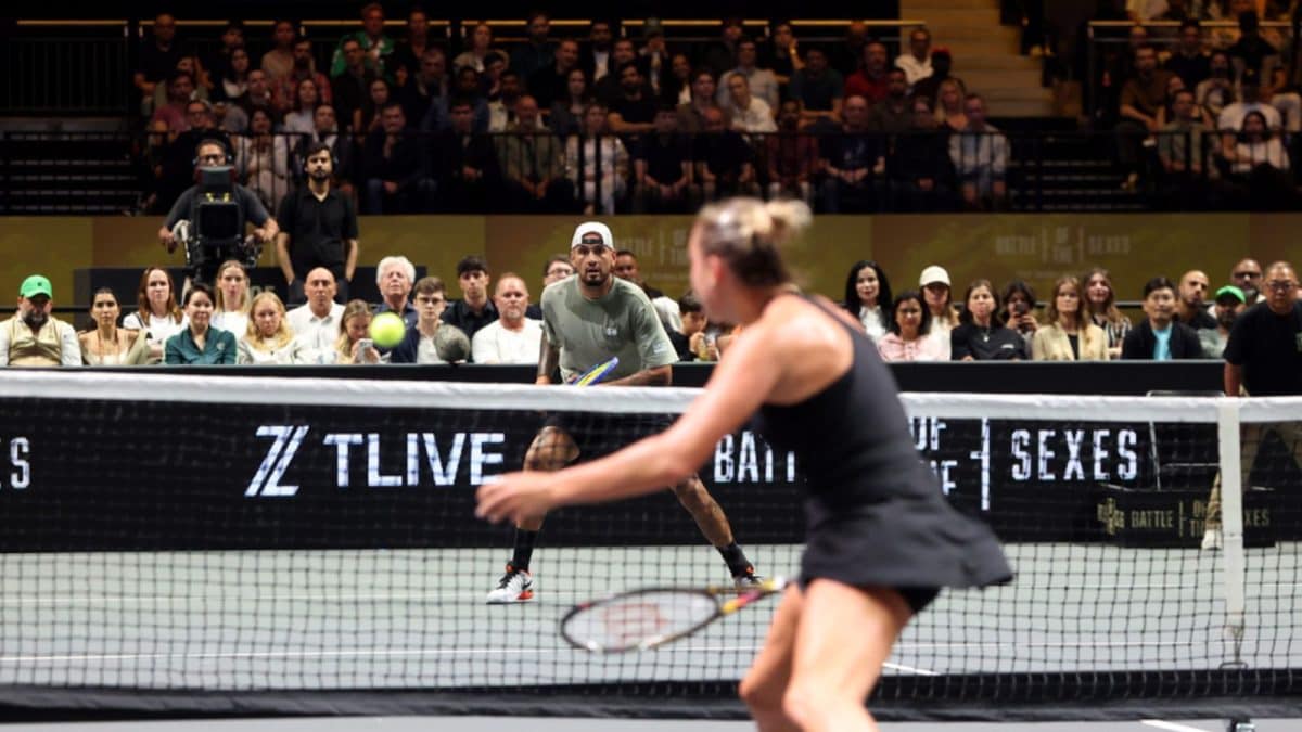 Nick Kyrgios Vs Aryna Sabalenka, Battle Of The Sexes Highlights: Kyrgios Beats Sabalenka 6-3, 6-3 In Modern Classic