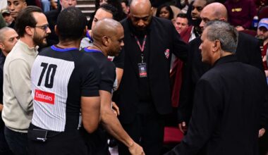 NBA official Tre Maddox suffers leg injury during Bulls-Cavaliers game