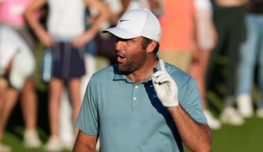 Scottie Scheffler shows no mercy, even in a friendly match with his caddie