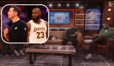 LeBron James 'on his golf simulator,' not listening to JJ Redick