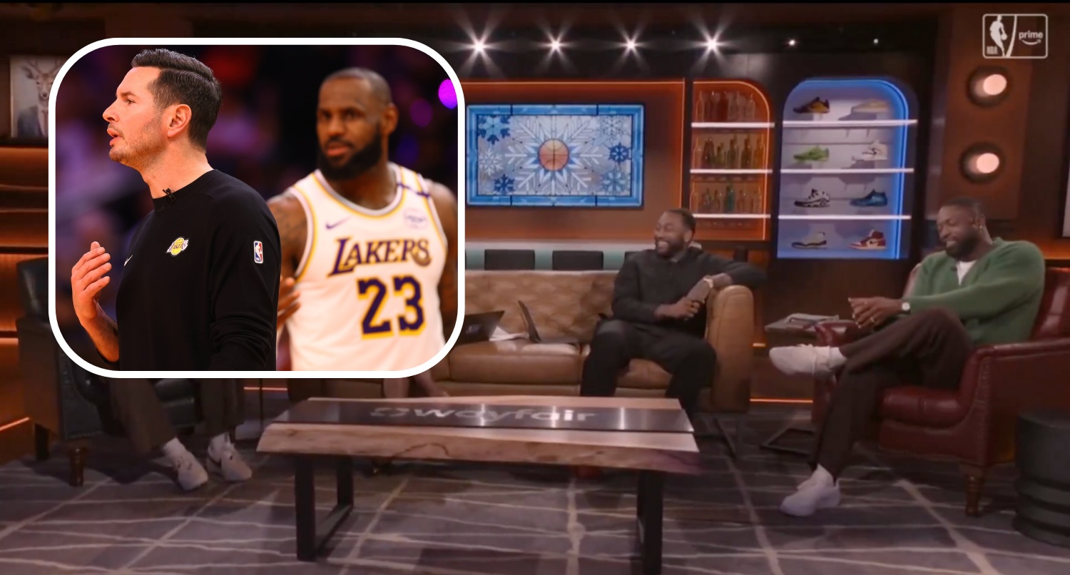 LeBron James 'on his golf simulator,' not listening to JJ Redick