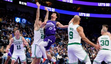 Celtics' White ties record for blocks by a guard with 7 in win over Jazz