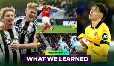 What we've learned from Matchweek 17 so far