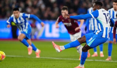 West Ham let lead slip in draw with Brighton