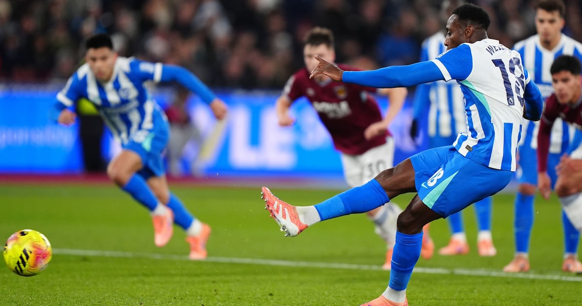West Ham let lead slip in draw with Brighton