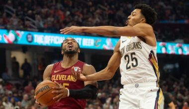 Donovan Mitchell and Sam Merrill propel Cleveland Cavaliers to victory over New Orleans Pelicans